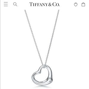 Elsa Peretti Open Heart Necklace 